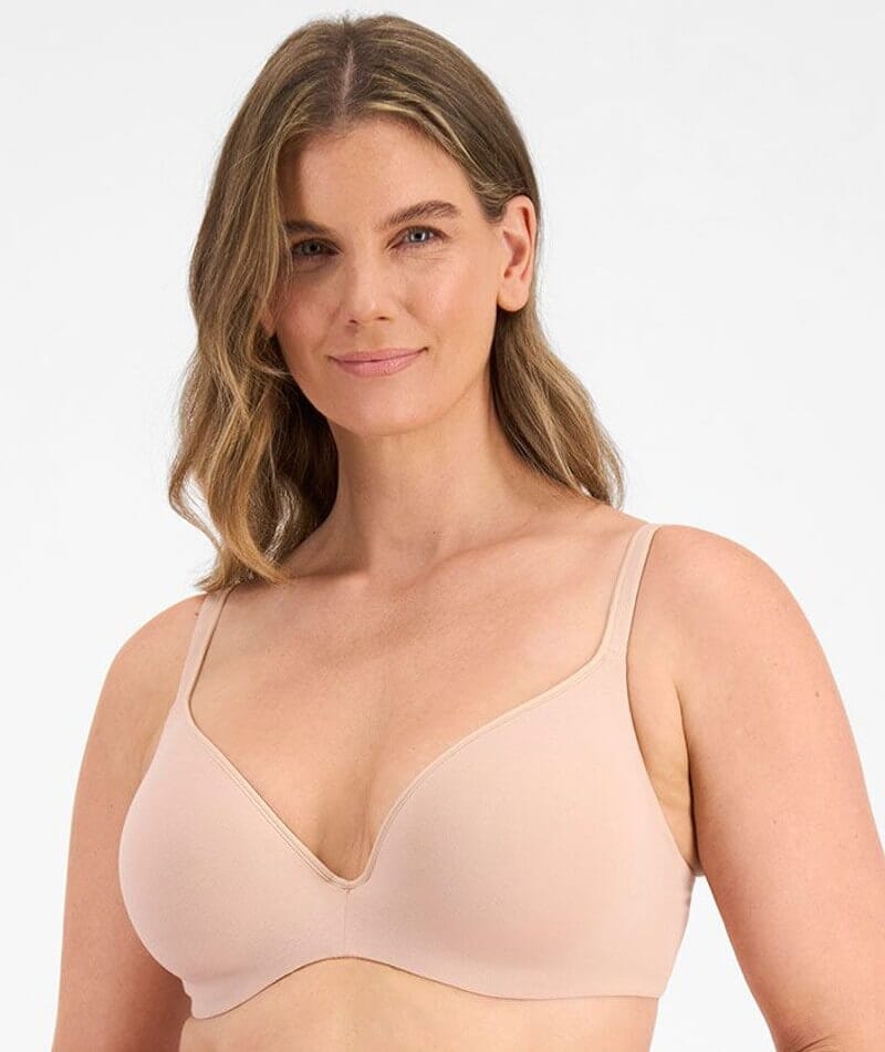 Berlei Barely There Cotton Rich Bra - Nude Bras