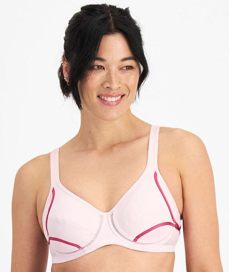 Berlei Electrify Underwire 2 Pack Sports Bra - Armstrong/Pearl Pink Bras