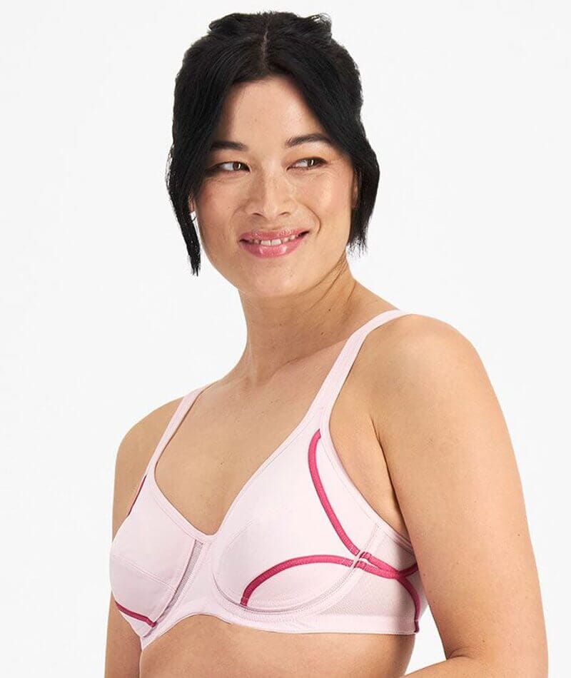 Berlei Electrify Underwire 2 Pack Sports Bra - Armstrong/Pearl Pink Bras