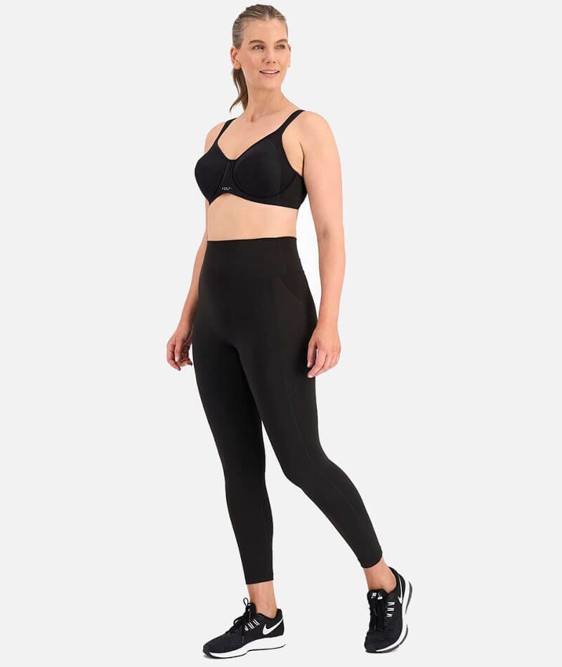 Berlei Full Support Non-Padded Sports Bra - Black, 46DD YWJW-BLK Plus Size Berlei Full Support Non-Padded Sports Bra - Black, 46DD YWJW-BLK Plus Size