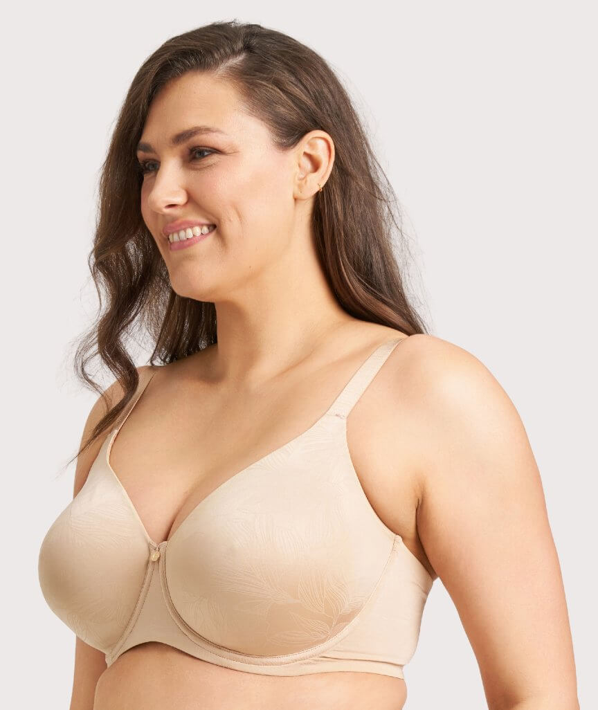 Berlei Lift and Shape Non-Padded Underwire Bra - Contemporary Floral Nude