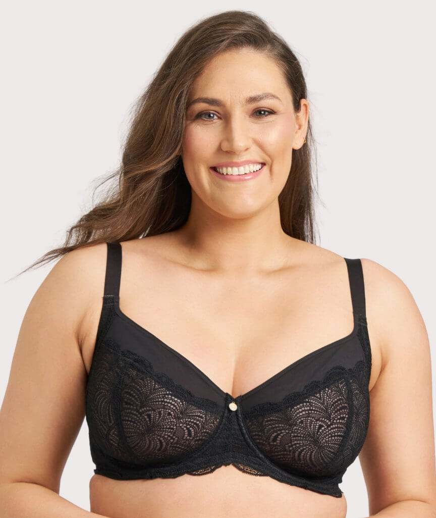 Berlei Lift & Shape Minimiser Bra - Black