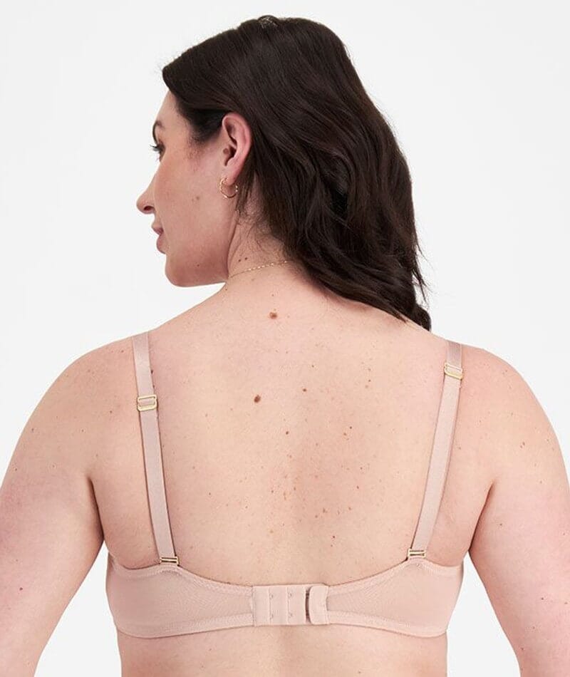 Berlei Lift & Shape Minimiser Bra - Nude Lace - Curvy Bras Berlei Lift & Shape Minimiser Bra - Nude Lace - Curvy Bras