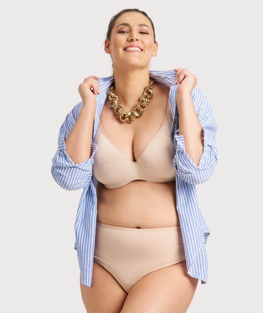 Berlei New Barely There Contour Bra - Skin