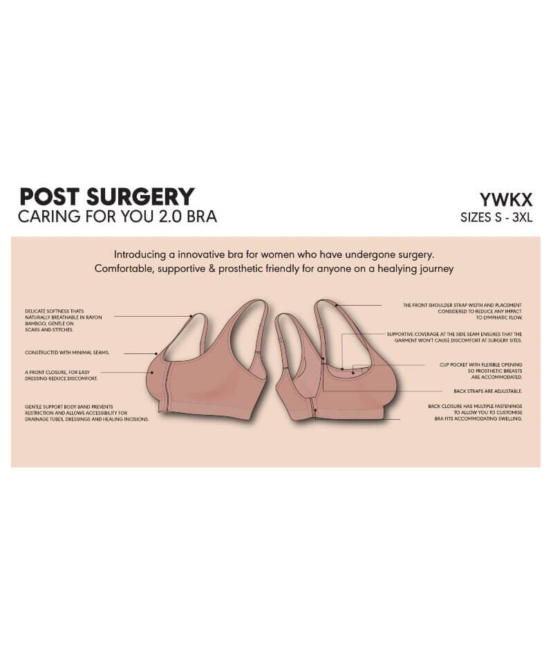 Berlei Post-Surgery Recovery Wire-free Bra - Black Bras