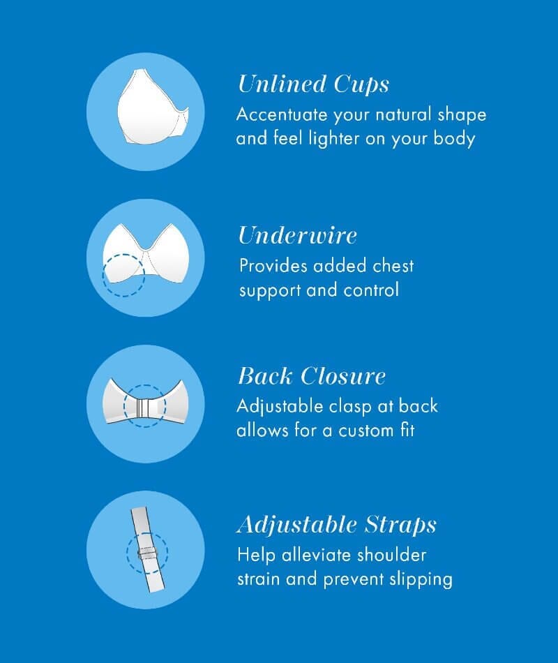 Bestform Unlined Cotton Stretch T-Shirt Bra with Underwire 3 Pack - Sand Bras