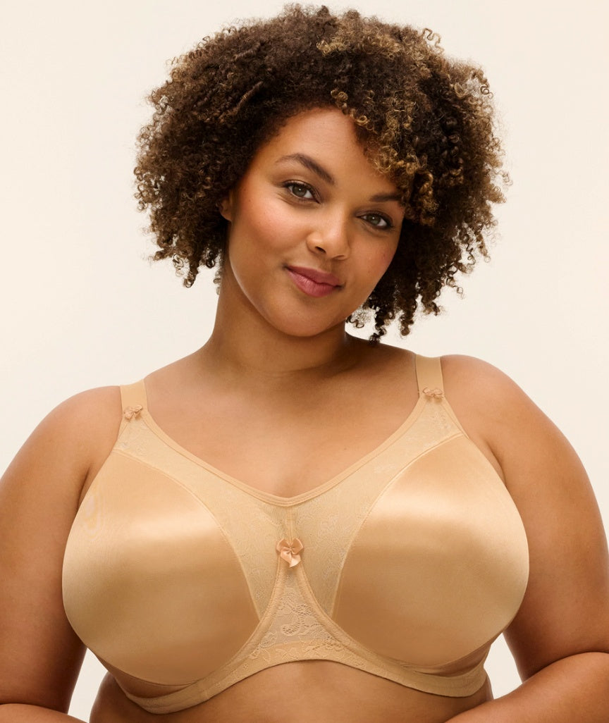 Goddess Yvette Underwire Moulded Bra - Sand