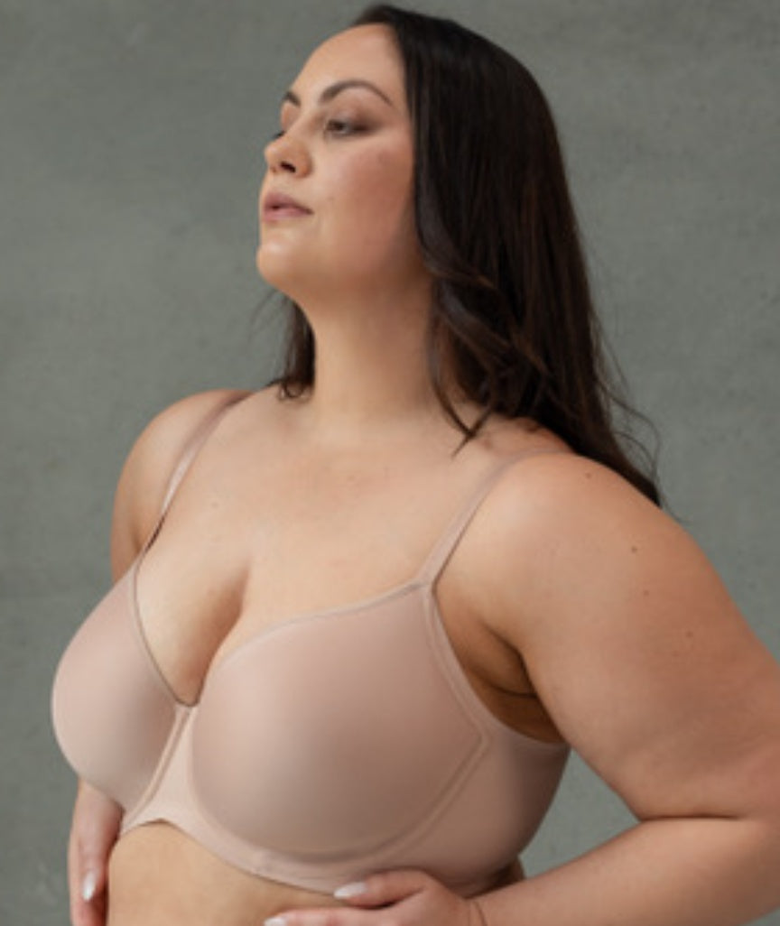 Evolve Effortless Sculpt T-Shirt Flexi-Wired Bra - Cashmere