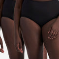 Bonds Cottontails Full Brief With Lycra 2 Pack - Black