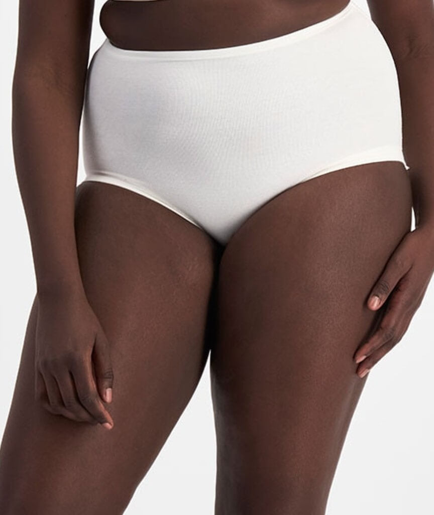 Bonds Cottontails Full Brief With Lycra - White