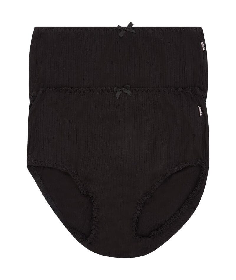 Bonds Heroes Full Brief 2 Pack - Black Knickers 