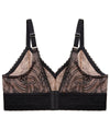 Glamorise Bramour Gramercy Luxe Lace Wire-free Bralette - Black Bras