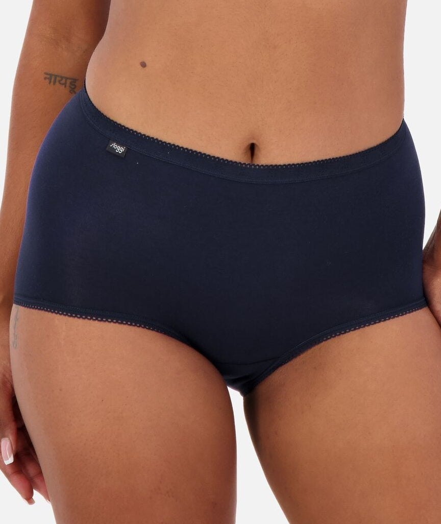 Sloggi Maxi Brief 2 Pack - Pink/Navy