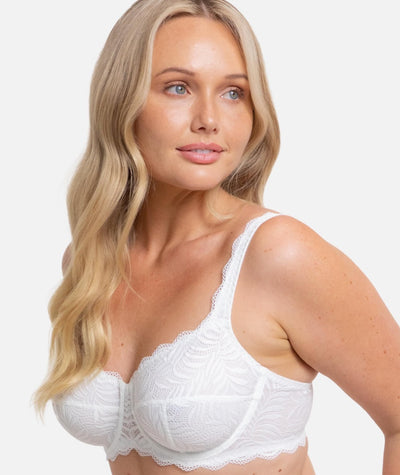 Triumph Essential Lace Balconette Bra - White