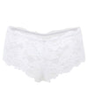 Curvy Floral Lace Brief - White Knickers
