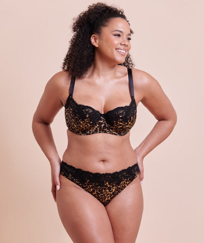 Curvy Kate Boost Lace Balcony Bra - Leopard Print