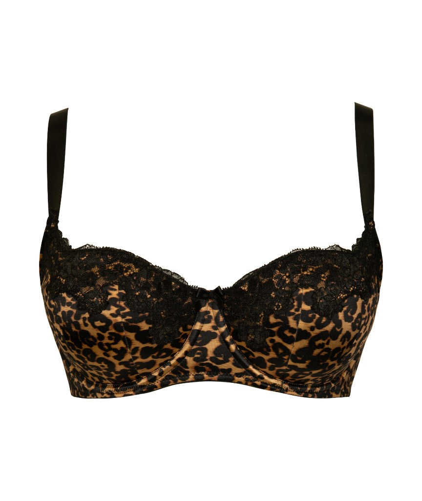 Curvy Kate Boost Lace Balcony Bra - Leopard Print