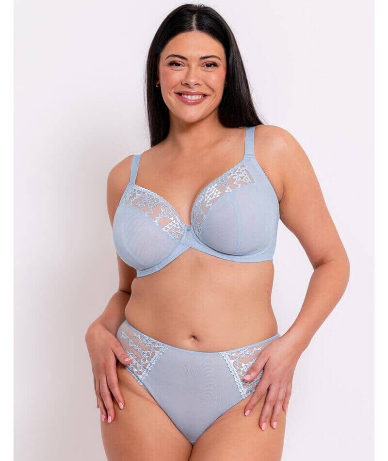 Curvy Kate Centre Stage Deep Thong - Icy Blue Knickers
