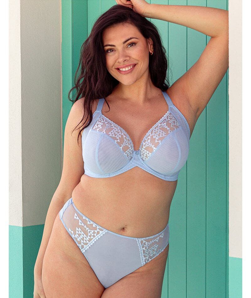 Curvy Kate Centre Stage Deep Thong - Icy Blue Knickers