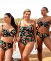 Curvy Kate Cuba Libre Bandeau Bikini Top - Print Mix Swim