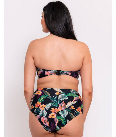 Curvy Kate Cuba Libre Bandeau Bikini Top - Print Mix Swim