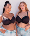 Curvy Kate Daze Padded T-Shirt Balcony Bra - Black Bras