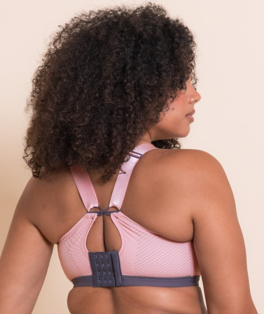 Curvy Kate Everymove Flexi-Wired Sports Bra - Blush/Charcoal