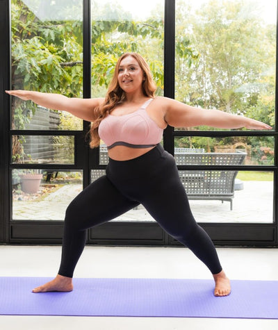 Curvy Kate Flare Full Plunge Side Support Multiway Bra - Rose Sparkle