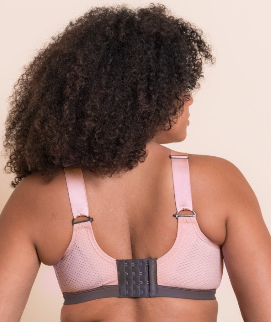 Curvy Kate Everymove Flexi-Wired Sports Bra - Blush/Charcoal
