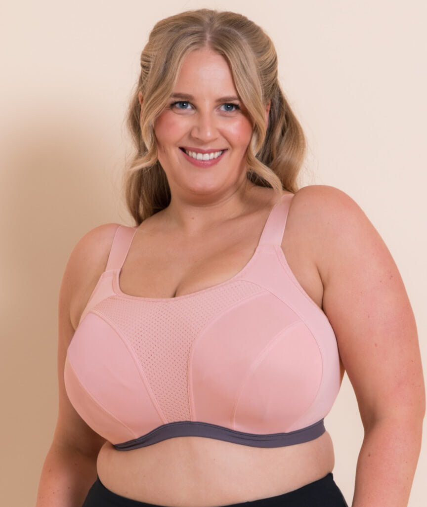 Curvy Kate Flare Full Plunge Side Support Multiway Bra - Rose Sparkle