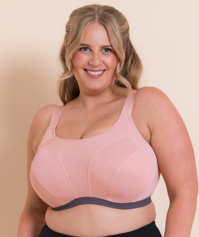 Curvy Kate Flare Full Plunge Side Support Multiway Bra - Rose Sparkle