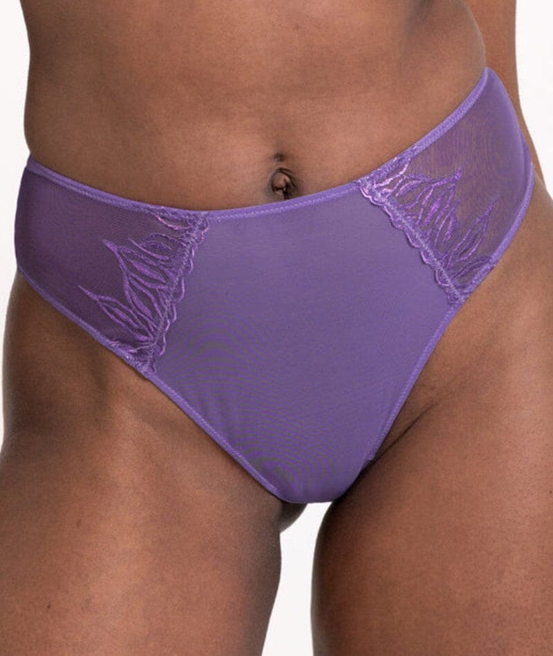 Curvy Kate Flare Deep Thong - Amethyst Purple Knickers 