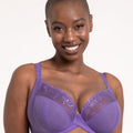 Curvy Kate Flare Full Plunge Side Support Multiway Bra - Amethyst Purple
