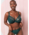 Curvy Kate Flare Full Plunge Side Support Multiway Bra - Emerald Sparkle Bras