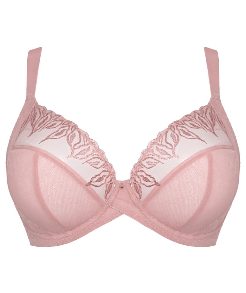 Curvy Kate Flare Full Plunge Side Support Multiway Bra - Rose Sparkle