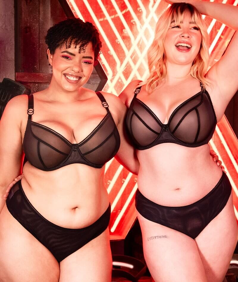 Curvy Kate Lifestyle Plunge Bra - Black Bras