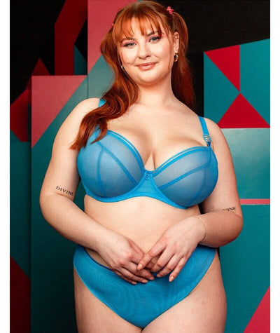 Curvy Kate Lifestyle Plunge Bra - Capri Blue Bras