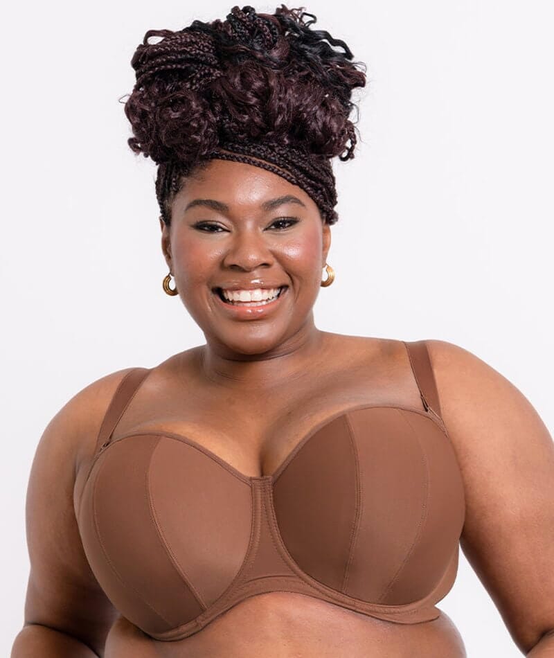 Curvy Kate Luxe Strapless Bra - Caramel - Curvy Bras