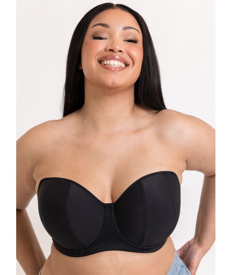 Curvy Kate Luxe Strapless Bra - Jet Black Bras
