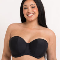 Curvy Kate Luxe Strapless Bra - Jet Black