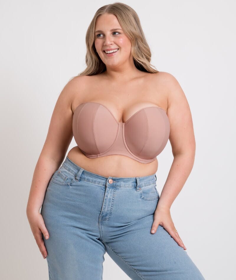 Curvy Kate Luxe Strapless Bra - Latte Bras 