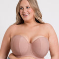 Curvy Kate Luxe Strapless Bra - Latte