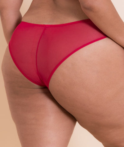 Curvy Kate Pucker Up  Brazilian Brief - Lipstick Red