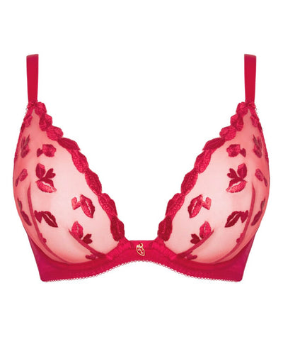 Curvy Kate Pucker Up Deep Plunge Bra - Lipstick Red