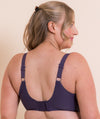 Curvy Kate Smoothie Spacer T-Shirt Plunge Bra - Deep Purple