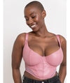 Curvy Kate Storm Longline Balcony Bra - Dusky Rose Bras