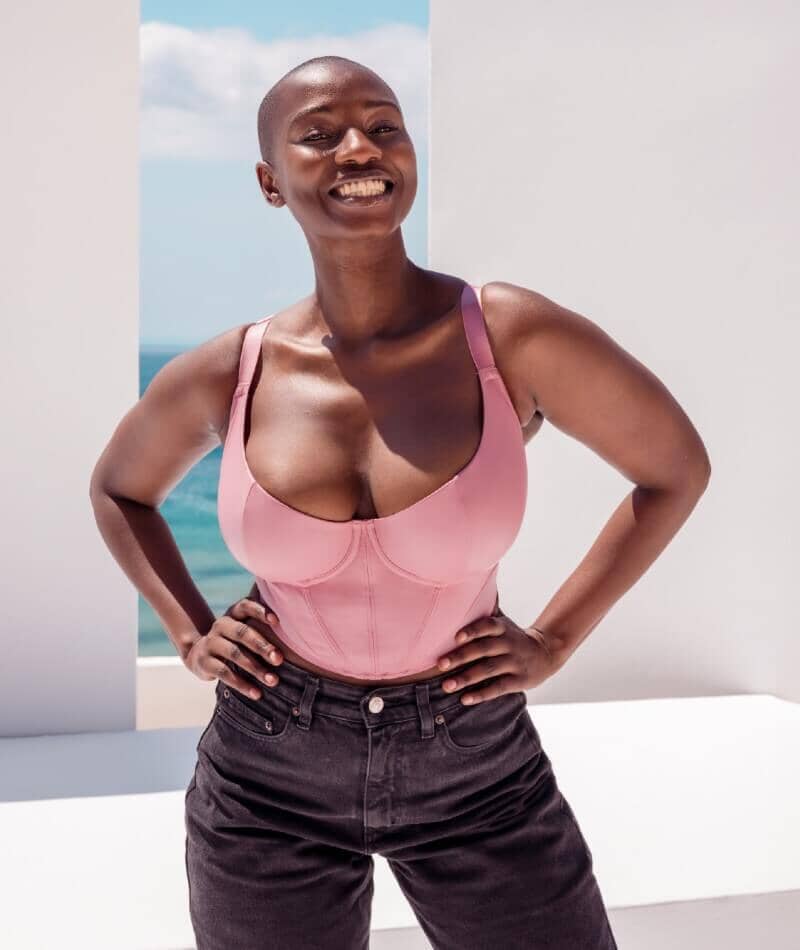 Curvy Kate Storm Longline Balcony Bra - Dusky Rose Bras