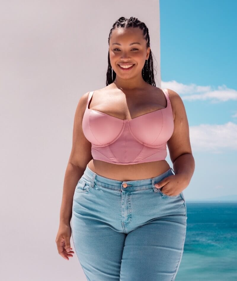 Curvy Kate Storm Longline Balcony Bra - Dusky Rose Bras