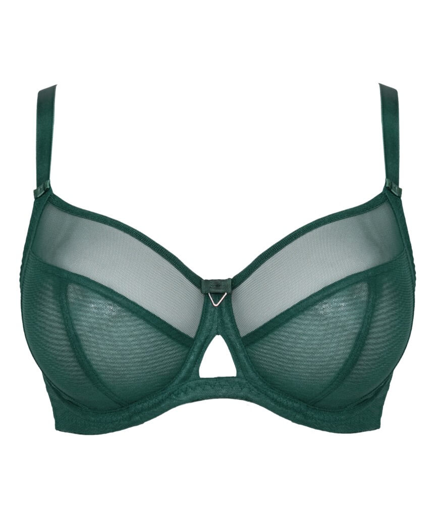 Curvy Kate Victory Balcony Bra  - Forest Green