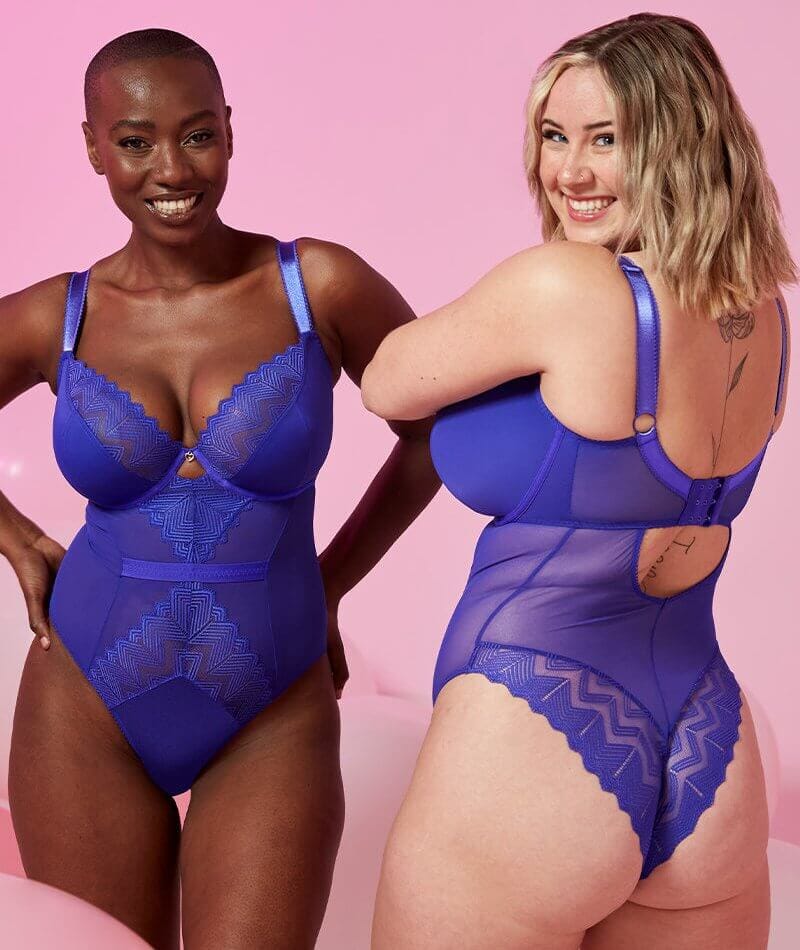 Curvy Kate Wild One Balcony Bodysuit - Ultraviolet Bodysuits & Basques
